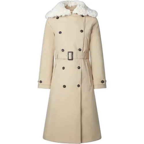 Beiger Trenchcoat Donna, stilvoll und schick , Damen, Größe: M - Save The Duck - Modalova