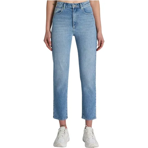 Hohe Slim Jeans , Damen, Größe: W26 - Abrand Jeans - Modalova