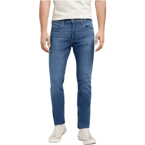 Slim Gerades Jeans , Herren, Größe: W33 L32 - Lee - Modalova