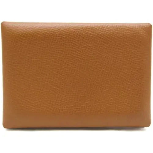 Pre-owned Leather wallets , female, Sizes: ONE SIZE - Hermès Vintage - Modalova