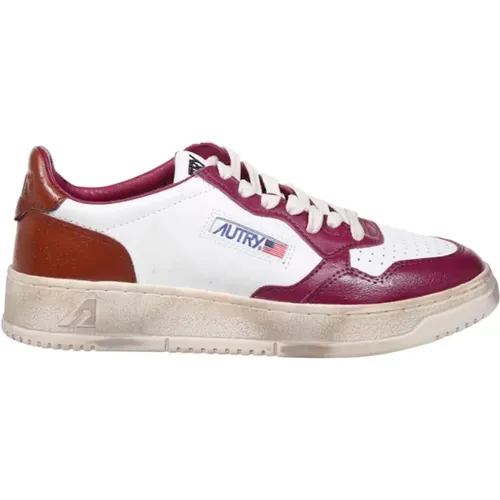 Retro Low Top Sneaker , Damen, Größe: 37 EU - Autry - Modalova