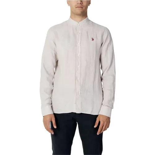 Linen Long Sleeve Shirt , male, Sizes: 3XL - U.s. Polo Assn. - Modalova