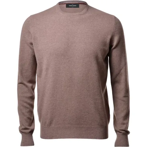 Round-Neck Strickwaren , Herren, Größe: 2XL - Gran Sasso - Modalova