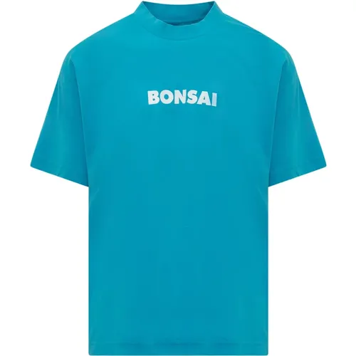 Logo Crewneck T-shirt , male, Sizes: M - Bonsai - Modalova