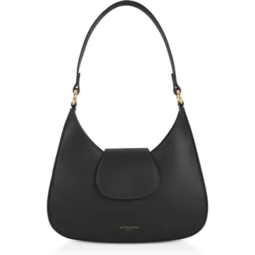 Obolo Leather Shoulder Bag , female, Sizes: ONE SIZE - Le Parmentier - Modalova