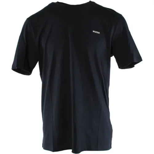 Navy Blau T-shirt Dero222 , Herren, Größe: S - Hugo Boss - Modalova