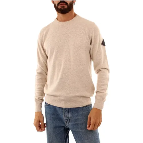 Slim Fit Wool Blend Crew Neck Sweater , male, Sizes: 2XL - Roy Roger's - Modalova