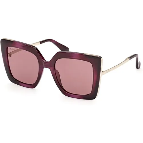 Stilvolle Violet/Carey Sonnenbrille,Stilvolle Sonnenbrille für den täglichen Gebrauch - Max Mara - Modalova