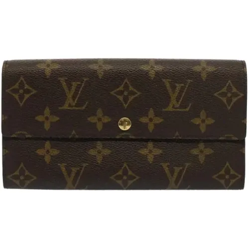 Pre-owned Canvas wallets , female, Sizes: ONE SIZE - Louis Vuitton Vintage - Modalova