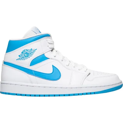 Limitierte Auflage Air Jordan 1 Mid UNC , Herren, Größe: 42 EU - Nike - Modalova