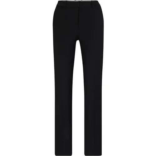 Clic Trousers with Folded Hem , female, Sizes: L, S, 2XS, 2XL, M - Hugo Boss - Modalova