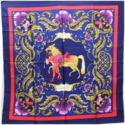 Pre-owned Silk scarves , female, Sizes: ONE SIZE - Hermès Vintage - Modalova