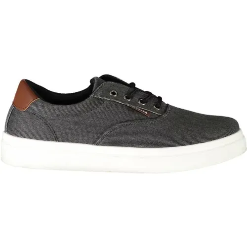 Schwarzer Polyester-Sneaker mit Schnürsenkeln , Herren, Größe: 42 EU - Carrera - Modalova