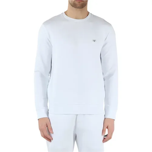Double Jersey Essential Sweatshirt , male, Sizes: L, M, 2XL - Emporio Armani - Modalova