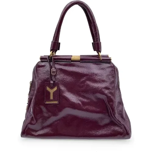 Pre-owned Leather handbags , female, Sizes: ONE SIZE - Yves Saint Laurent Vintage - Modalova