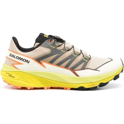 Black Sneakers Multicolour Panelled Design , male, Sizes: 11 UK, 11 1/2 UK - Salomon - Modalova