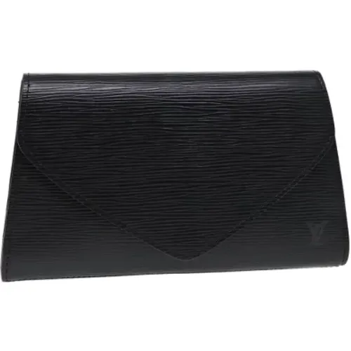 Pre-owned Leather clutches , female, Sizes: ONE SIZE - Louis Vuitton Vintage - Modalova