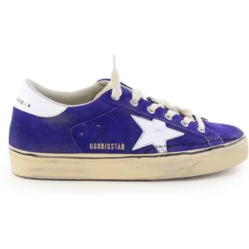 Purple Suede Sneakers , female, Sizes: 7 UK, 5 UK, 4 UK - Golden Goose - Modalova