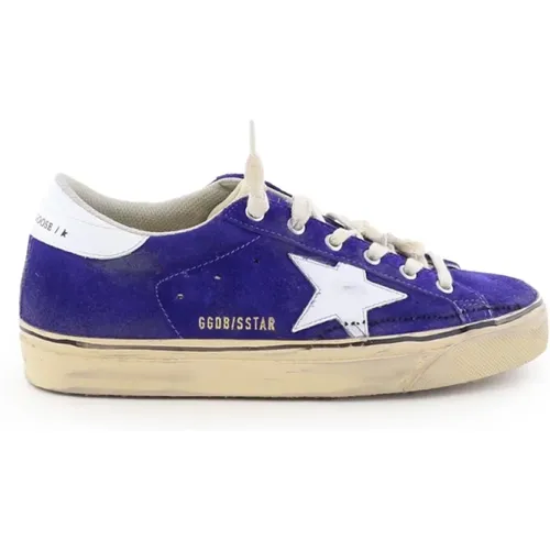 Purple Suede Sneakers , female, Sizes: 7 UK, 6 UK, 4 UK - Golden Goose - Modalova