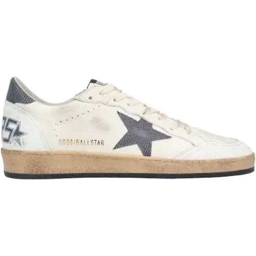 Leder sneakers , Herren, Größe: 44 1/2 EU - Golden Goose - Modalova