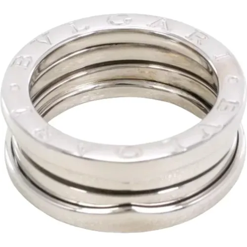 Pre-owned White Gold rings , female, Sizes: ONE SIZE - Bvlgari Vintage - Modalova