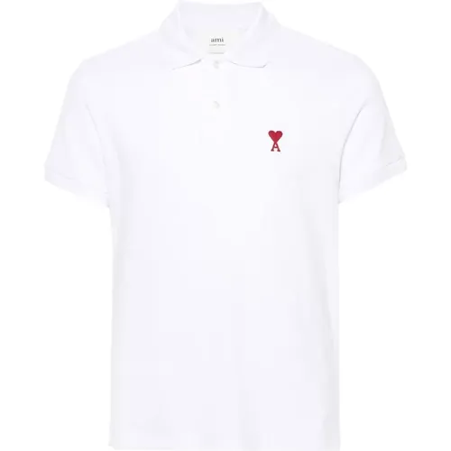 Weißes Ami de Coeur Polo Shirt,Polo Shirts - Ami Paris - Modalova