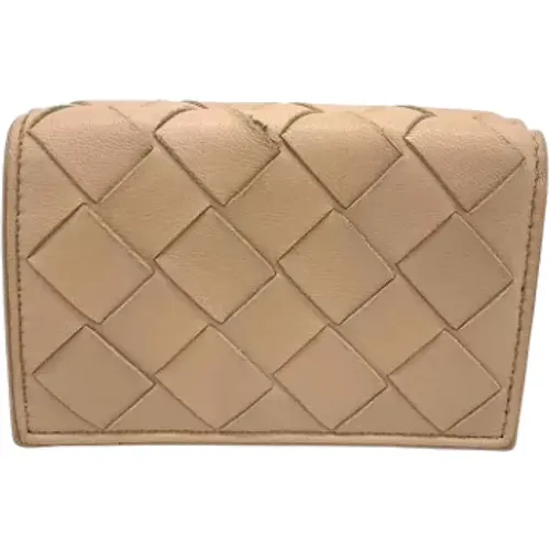 Pre-owned Leather wallets , female, Sizes: ONE SIZE - Bottega Veneta Vintage - Modalova