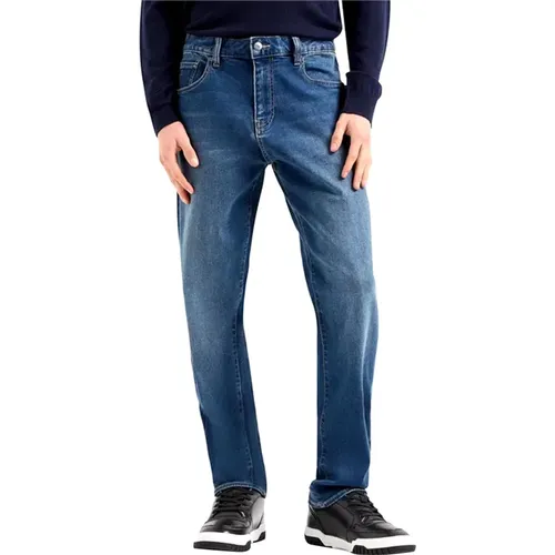 Denim Jeans Indigo J13 , male, Sizes: W33, W36 - Emporio Armani - Modalova