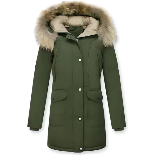 Exclusive Jacket Women - Warm Stylish Jackets - Dm8811-2 , female, Sizes: XL, M, L, S - Matogla - Modalova