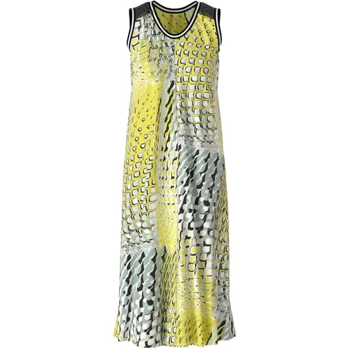Ärmelloses A-Linien-Kleid mit Allover-Print - Marc Cain - Modalova