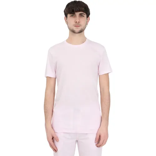 Unisex Rosa Logo T-Shirt , Herren, Größe: L - Ralph Lauren - Modalova
