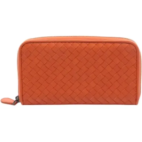 Pre-owned Leather wallets , female, Sizes: ONE SIZE - Bottega Veneta Vintage - Modalova