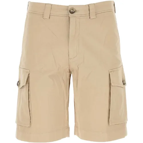 Stretch-Bermuda-Shorts aus Baumwolle , Herren, Größe: W33 - Woolrich - Modalova