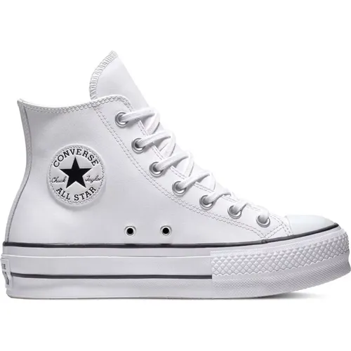 Chuck Taylor All Star Lift Leather Hi Sneakers , Damen, Größe: 36 1/2 EU - Converse - Modalova