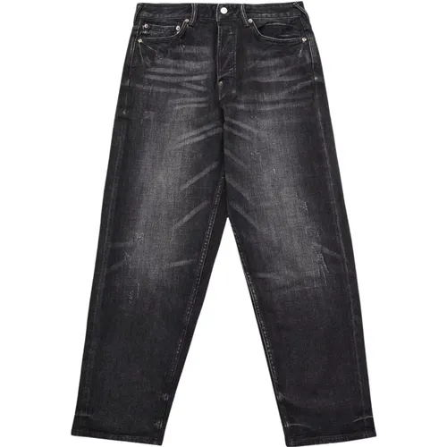 Möwenstickerei & Urlaubsdruck Denim , Herren, Größe: W32 - Evisu - Modalova