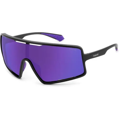 Schwarze Harz-Sonnenbrille UV-Schutz - Polaroid - Modalova