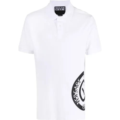 Mens Clothing T-Shirts Polos Ss24 , male, Sizes: XL, 2XL - Versace Jeans Couture - Modalova