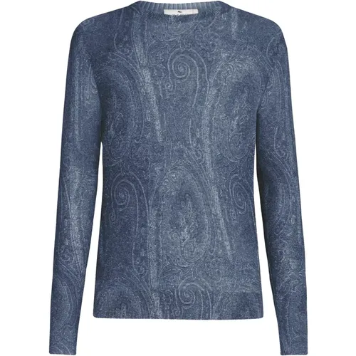 Paisley Silk Cashmere Sweater , male, Sizes: M, L, S - ETRO - Modalova