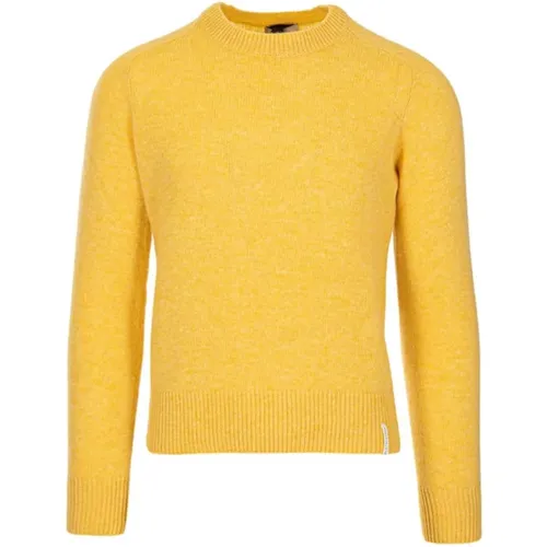 Soft Shetland Crew Neck Sweater , male, Sizes: S, XL - Brooksfield - Modalova