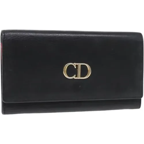 Pre-owned Leather wallets , female, Sizes: ONE SIZE - Dior Vintage - Modalova