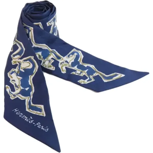 Pre-owned Silk scarves , female, Sizes: ONE SIZE - Hermès Vintage - Modalova