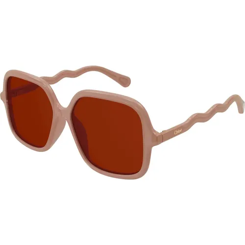 Brown Sunglasses , unisex, Sizes: 51 MM - Chloé - Modalova