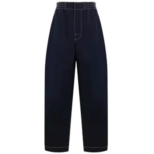 Technical Nylon Trousers with Elastic Waistband and Multiple Pockets , male, Sizes: S - Bottega Veneta - Modalova