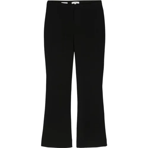 Elegante Schwarze Hose Baumwolle Nylon , Damen, Größe: XL - Vince - Modalova