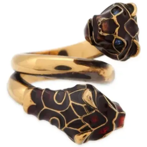 Pre-owned Metal rings , female, Sizes: ONE SIZE - Gucci Vintage - Modalova