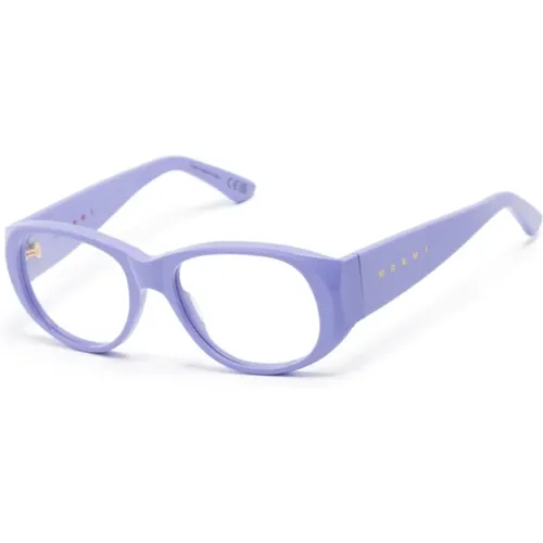 Lila Optische Brille, Tägliches Must-Have , Damen, Größe: 55 MM - Marni - Modalova