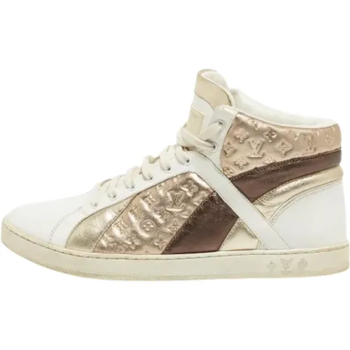 Pre-owned Leder sneakers , Damen, Größe: 38 EU - Louis Vuitton Vintage - Modalova