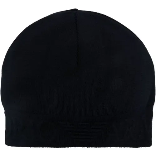 Men's Accessories Hats & Caps Darkblue (Navy) Aw22 , male, Sizes: M, L - Emporio Armani - Modalova
