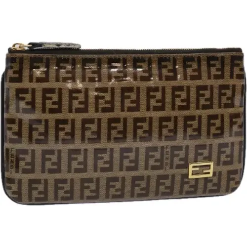 Pre-owned Canvas pouches , female, Sizes: ONE SIZE - Fendi Vintage - Modalova