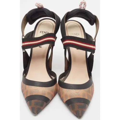 Pre-owned Leather heels , female, Sizes: 5 UK - Fendi Vintage - Modalova